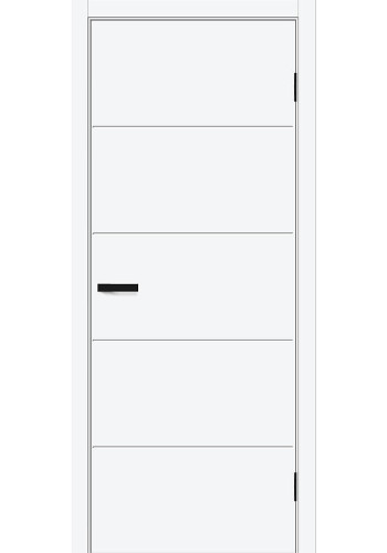 Межкомнатная дверь Граффити-2.Д, цвет White Pro